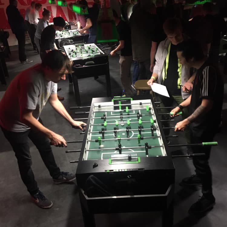 Das Warm-Up ist in vollem Gange