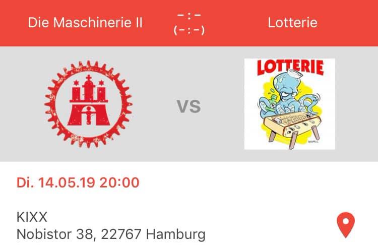 Heute treffen wir im Viertelfinale des Hamburger Ligapokals auf die Maschinerie Hamburg