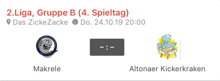 Heute Abend wird’s maritim im ZickeZacke, wenn unsere auf treffen